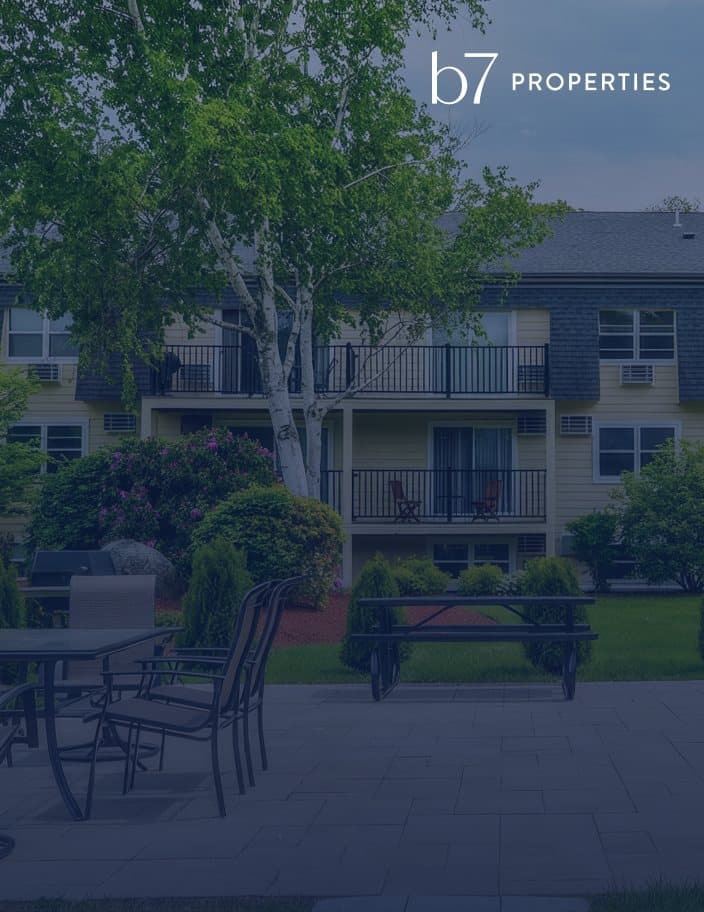 Multifamily residential courtyard